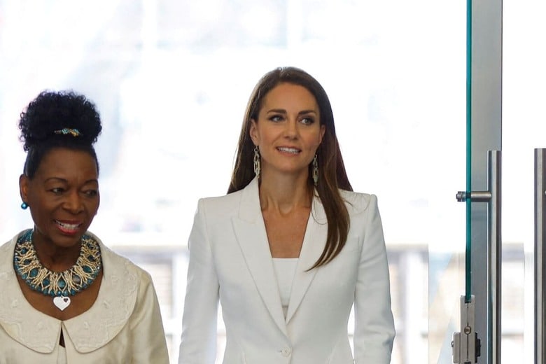 2022年6月、ロンドンのウォータールー駅の「ウィンドラッシュ・モニュメント」のイベントにて John Sibley-REUTERS