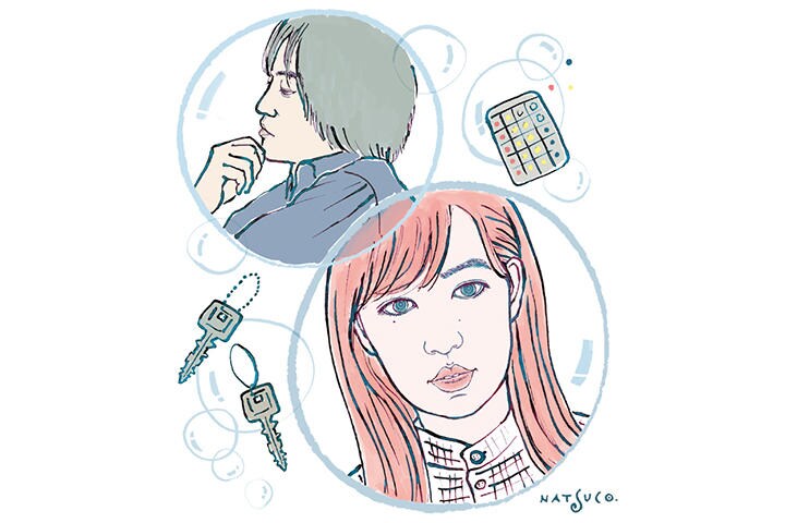 ILLUSTRATION BY NATSUCO MOON FOR NEWSWEEK JAPAN