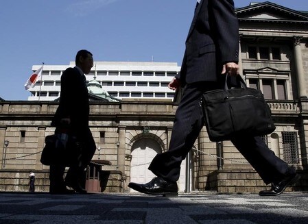 　４月４日、日銀（写真）が発表した昨年１０─１２月期の需給ギャップは、１．５０％と需要超過幅が拡大した。２０１６年３月撮影（２０１８年　ロイター/Yuya Shino）
