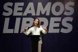 米、ベネズエラ大統領選の27年実施を提案＝野党指導者マチャド氏