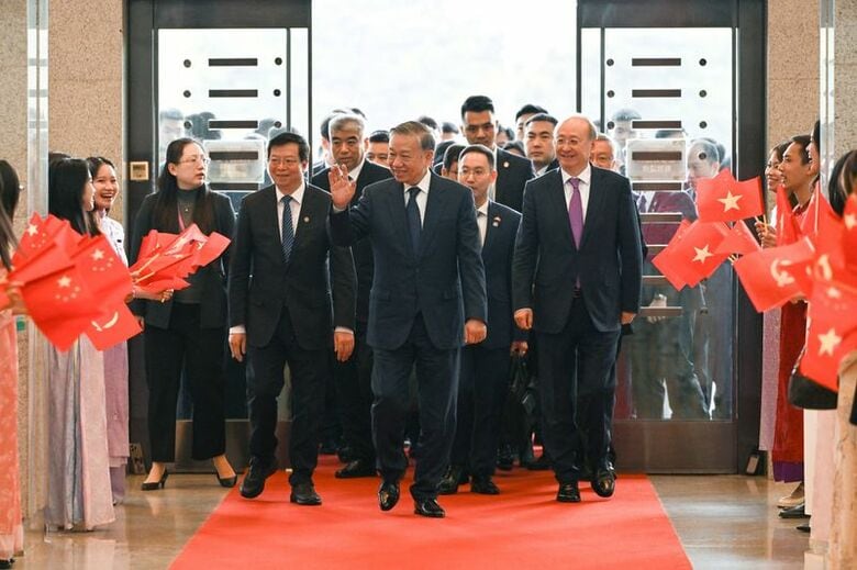 トー・ラム共産党書記長、北京で14日撮影　cnsphoto via REUTERS