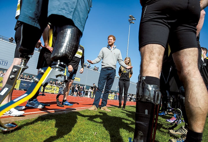 ヘンリーは傷病兵によるスポーツ大会「インビクタス・ゲーム」を創設した Chris Jackson-REUTERS