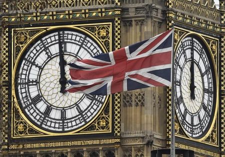 　２月１０日、世論調査によると、英国でＥＵ離脱支持が拡大、残留派ときっ抗していることが分かった。写真はロンドンで１日撮影（２０１６年　ロイター／Toby Melville）