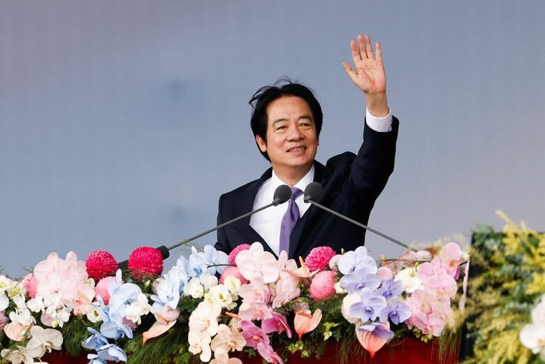 台湾の頼清徳総統は１０日、双十節（建国記念日）の演説で、台湾は平和を大切にするが自由を放棄することはないと述べ、台湾の人々が生存する権利は尊重されなければならないと訴えた（２０２６年　ロイター/Ann Wang）