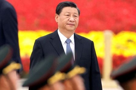 　１０月２５日、 中国の習近平国家主席（写真）は、中国の国連復帰５０周年にあたり演説し、テロリズム、気候変動、サイバーセキュリティなどの問題で国際協力の強化を呼び掛けた。北京で９月撮影（２０２１年　ロイター／Carlos Garcia Rawlins）