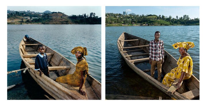 ＜母アネットと息子ピーター、＊本文後のキャプションに続く＞