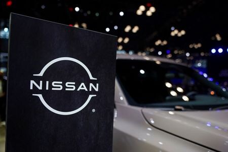 日産自動車の内田誠社長は３１日に会見し、社長直轄で取引先の相談に応じる組織を立ち上げると明らかにした。写真は日差のロゴ。ニューヨークで２３年４月撮影。（2024年 ロイター/David \'Dee\' Delgado/File Photo）