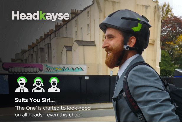 画期的な自転車ヘルメットHeadkayse（ヘッドケイス）