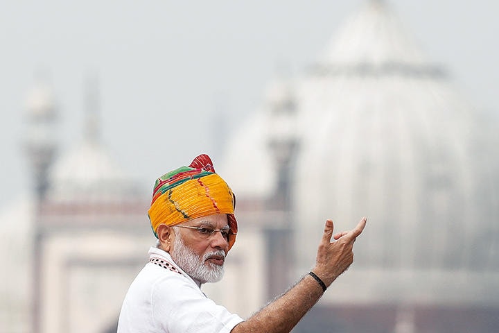 国内産業の保護を優先するモディはRCEPのメリットを認識しながらも撤退を決断した　ADNAN ABIDI-REUTERS