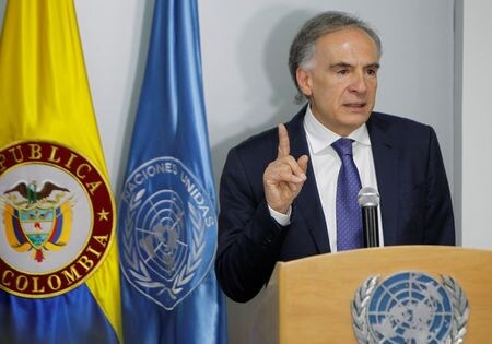 2017年10月6日、中東紛争を担当するアルノー国連事務総長特使。REUTERS/Inaldo Perez