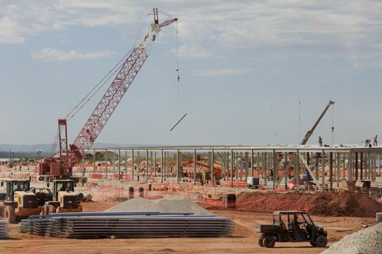 2025年9月、米テキサス州アビリーンにある建設中のデータセンター。 代表撮影。REUTERS