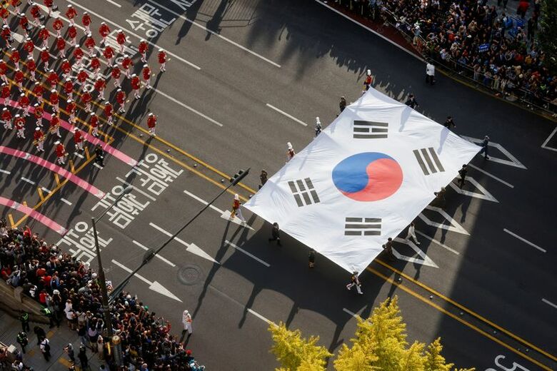 2024年10月、ソウルで行われた国軍の日の軍事パレード。 REUTERS/Kim Soo-hyeon