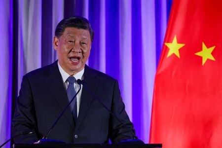 　１２月７日、中国外務省は、習近平国家主席が１２─１３日の予定でベトナムを訪問すると発表した。サンフランシスコで１１月、代表撮影（２０２３年　ロイター）