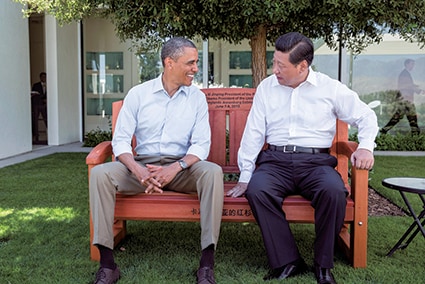 13年の非公式訪米時にはなごやかなムードのオバマと習だったが　Pete Souza-THE WHITE HOUSE