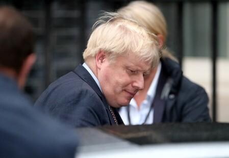 ジョンソン英首相は２４日、英国の欧州連合（ＥＵ）離脱（ブレグジット）を巡る混迷打開に向け、１２月１２日の総選挙実施を提案した（２０１９年　ロイター/HANNAH MCKAY）