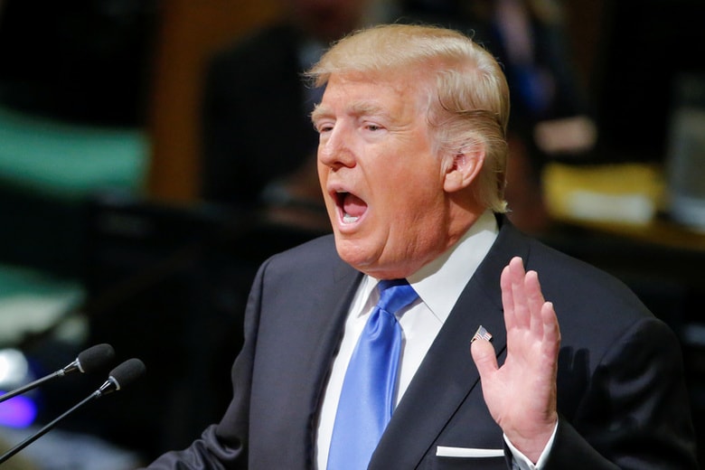　９月１９日、トランプ米大統領は国連で就任後初の一般討論演説を行った。写真は国連本部で同日撮影（２０１７年　ロイター／Eduardo Munoz）