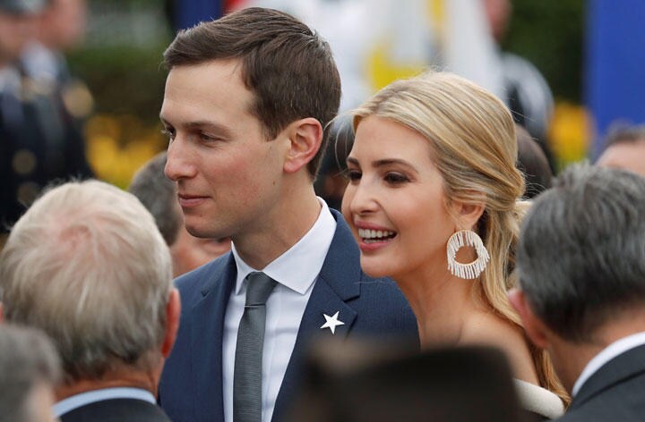 トランプの過激な言動を止めるどころか、自身も暴走タイプだった？クシュナー夫妻　Jim Bourg- REUTERS