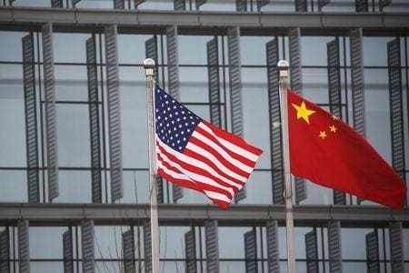 米政府高官は２３日、中国・新疆ウイグル自治区におけるウイグル族の強制労働問題を巡り、主要７カ国（Ｇ７）に中国への圧力を強めるよう働き掛ける方針だと明らかにした。北京で１月撮影（２０２１年　ロイター/TINGSHU WANG）
