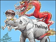 香港学生リーダーを捕まえる「邪悪な竜」の長い爪