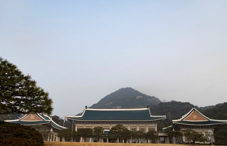 ソウルにある大統領府（青瓦台）。2025年12月代表撮影。REUTERS