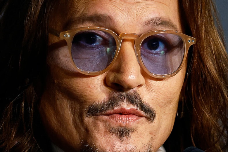 カンヌ国際映画祭でのジョニー・デップ（5月17日）　Eric Gaillard-REUTERS