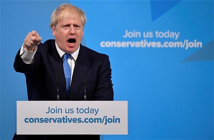 英与党・保守党は欧州連合（ＥＵ）離脱強硬派のボリス・ジョンソン氏を次期党首に選出した（２０１９年　ロイター/TOBY MELVILLE）