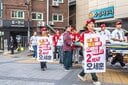 呉世勲ソウル市長候補の支援者（撮影＝筆者）
