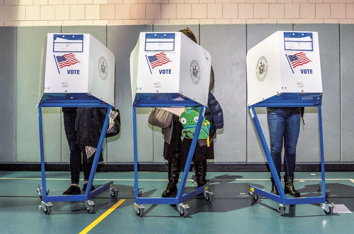 有権者は何を重視して投票したか　Michael Brochstein Images-LIghtrocket/GETTY IMAGES