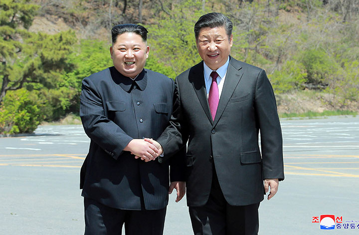 一連の騒動で北朝鮮は中国との関係を改善できた　KCNA-REUTERS