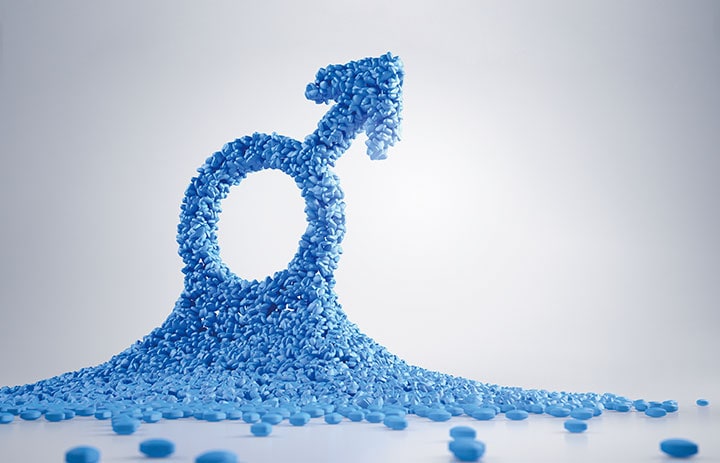 バイアグラ（写真）の偽造品には有害な成分が含まれている危険性がある　Viaframe-Corbis/GETTY IMAGES