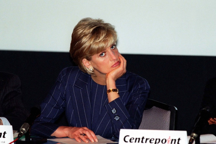 米NBCの収録でのダイアナ。王室との関係を率直に話した（1996年01月01日）　Anwar Hussein/Getty Images