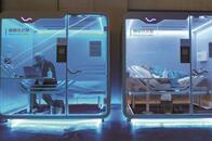 これが北京五輪メディアセンター、最先端？の隔離施設