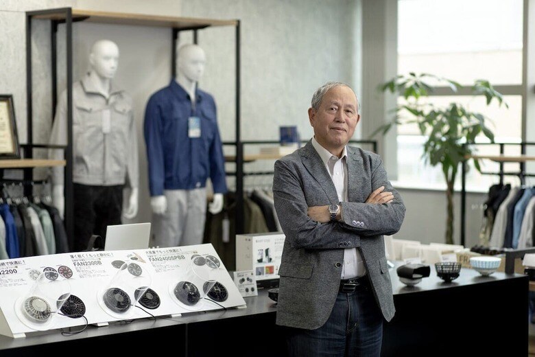 株式会社空調服 代表取締役会長の市ヶ谷弘司氏