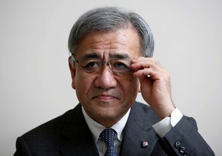 　５月２６日、セブン＆アイ・ホールディングス の井阪隆一社長は就任会見で、新執行部と各事業会社で議論し、１００日を目途に重点課題を洗い出すとした。写真は５日都内同本社で撮影（２０１６年　ロイター／Issei Kato）