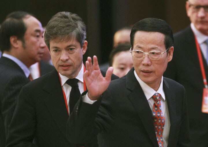 昨年11月、北京の国際会議に出席した国務院第一副総理・張高麗　China Daily-REUTERS