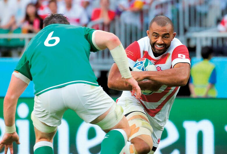 さまざまなルーツを持つ日本代表が強豪アイルランドを破った（写真は日本代表のリーチマイケル主将）　日刊スポーツ/AFLO