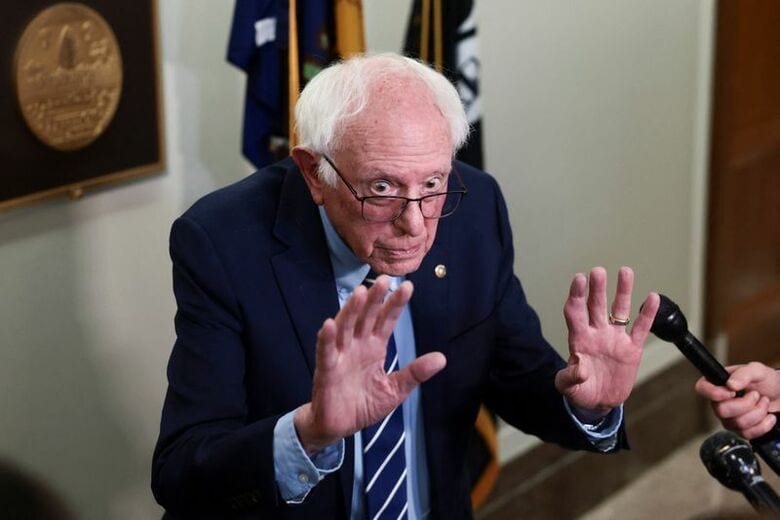バーニー・サンダース米上院議員（民主党系無所属）。6月3日、米ワシントンで撮影。REUTERS/Evelyn Hockstein