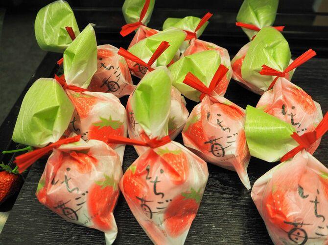 包装のデザインを一新したいちご大福