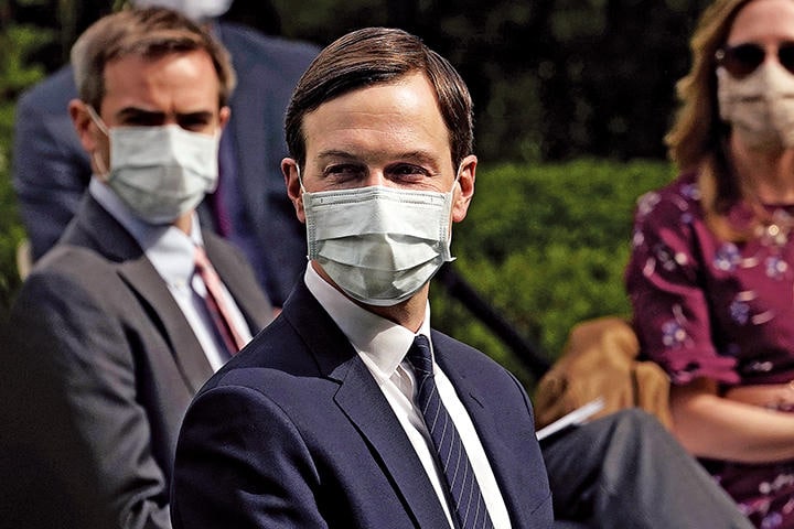 新型コロナ対策でも奮闘したクシュナー　DREW ANGERER/GETTY IMAGES