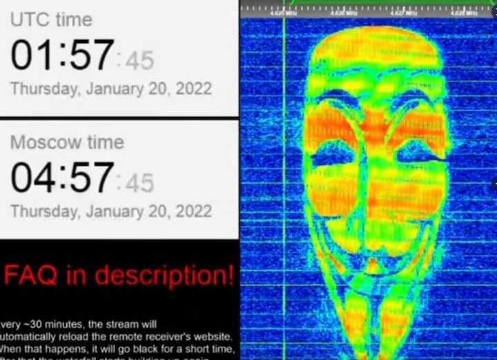 ウクライナ侵攻の可能性への抗議の電波ジャック？　 David Marugan-YouTube