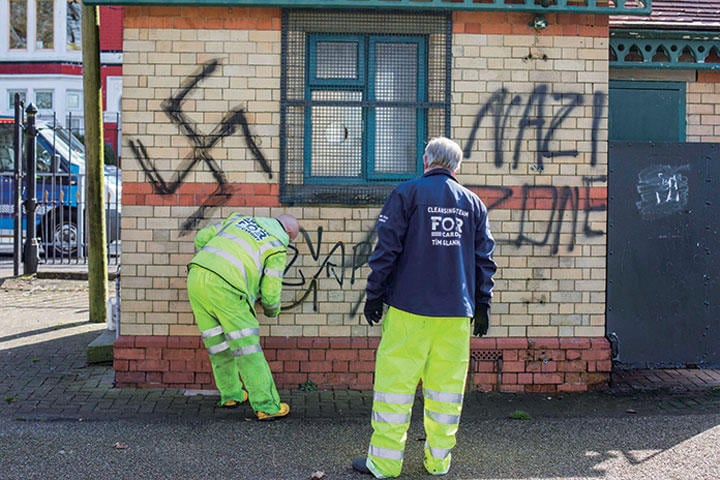 移民規制はヘイトクライムの増加に拍車をかけるかもしれない　Mark Hawkins-Barcroft Media/GETTY IMAGES