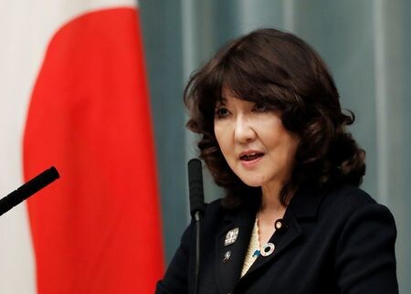 　４月２３日　自民党の片山さつき政調会長代理（写真）はロイターとのインタビューで、足元の円安はファンダメンタルズを反映しない過度な変動であり、為替介入がいつ入ってもおかしくない状況だとの認識を示した。写真は２０１８年１０月に都内で撮影（２０２４年　ロイター／Issei Kato）