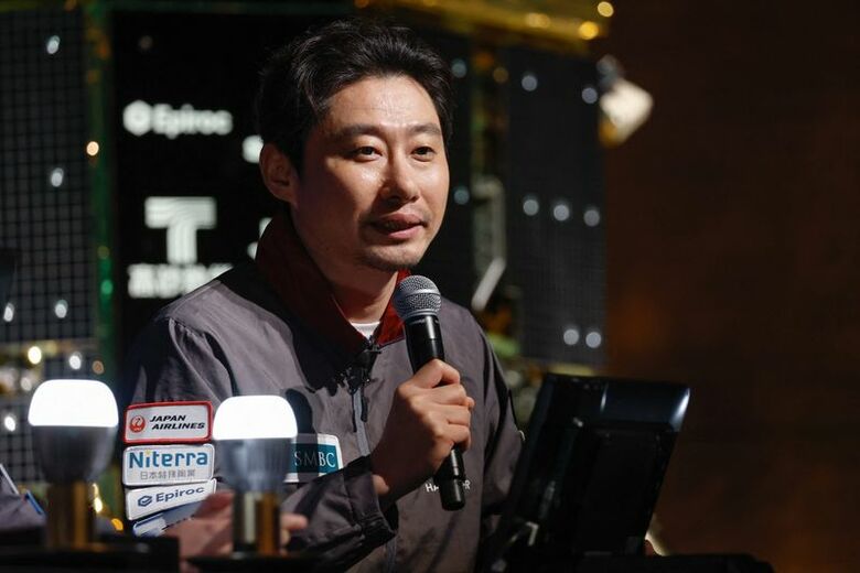 ｉｓｐａｃｅの袴田武史ＣＥＯ。25年6月撮影。REUTERS/Manami Yamada