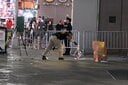 事件後の現場の様子　Kyle Mazza/Sipa USA-REUTERS