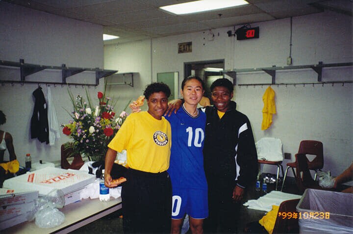 アメリカ女子サッカーリーグでプレーしていた澤穂希