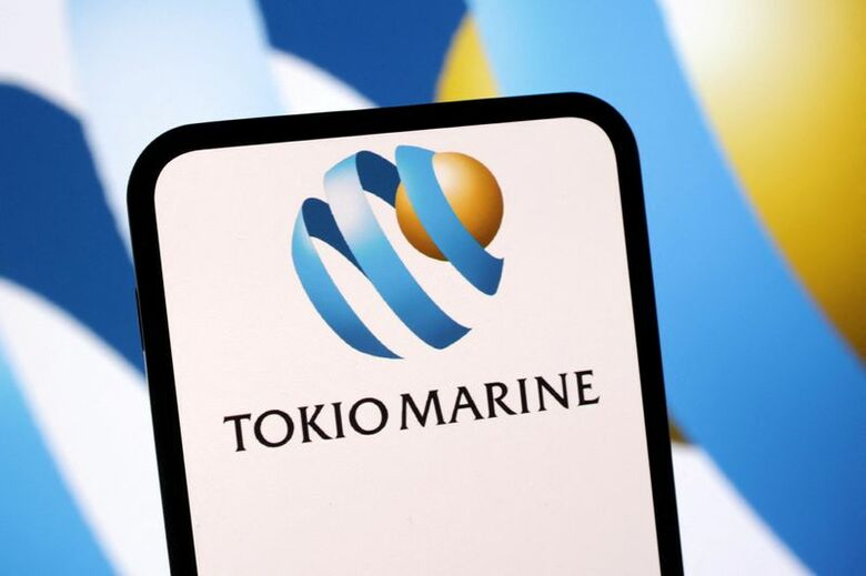 東京海上グループのロゴ。2025年2月撮影。REUTERS/Dado Ruvic