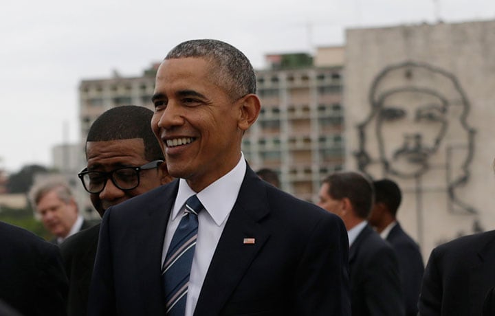 現職のアメリカ大統領としては実に88年ぶりにキューバの地を踏んだオバマ Ivan Alvarado-REUTERS
