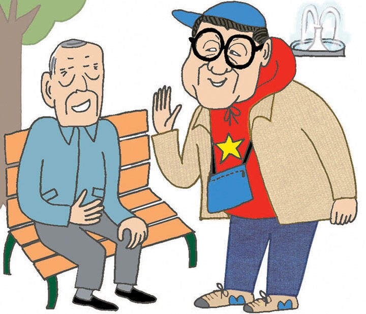 ILLUSTRATION BY AYAKOOCHI FOR NEWSWEEK JAPAN