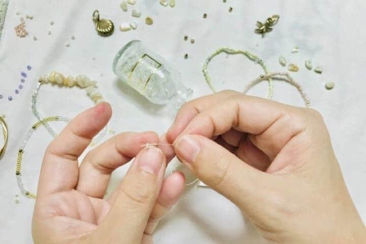 ビーズアクセサリーの創作