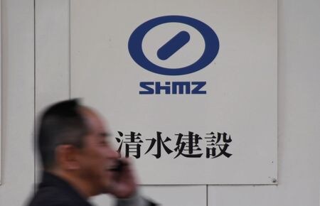 　４月２６日、清水建設は、発行済み株式の４．３２％に当たる３２００万株・２００億円を上限とする自社株買いを決議したと発表した。写真は都内で２０１７年１２月撮影（２０２３年　ロイター／Toru Hanai）